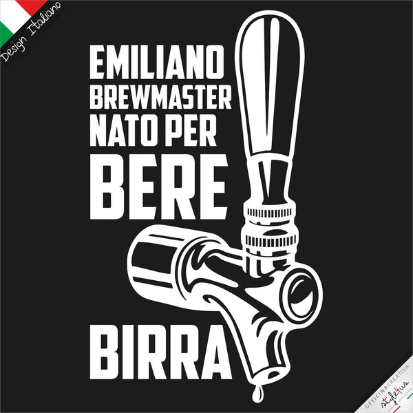 Grembiule "Nato per bere birra"