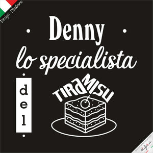 Grembiule  "Specialista del Tiramisù"