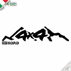 adesivo 4 x 4 off road