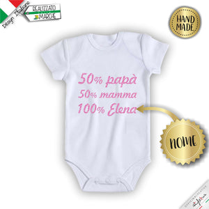 Body "50% mamma 50% papà"