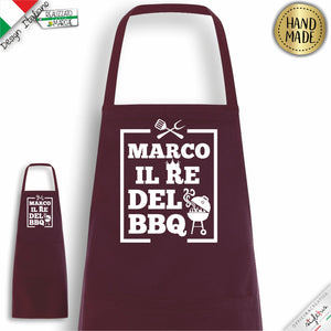 Grembiule il RE del BBQ