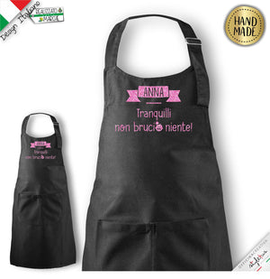 Grembiule per bambini "tranquilli non brucio niente."