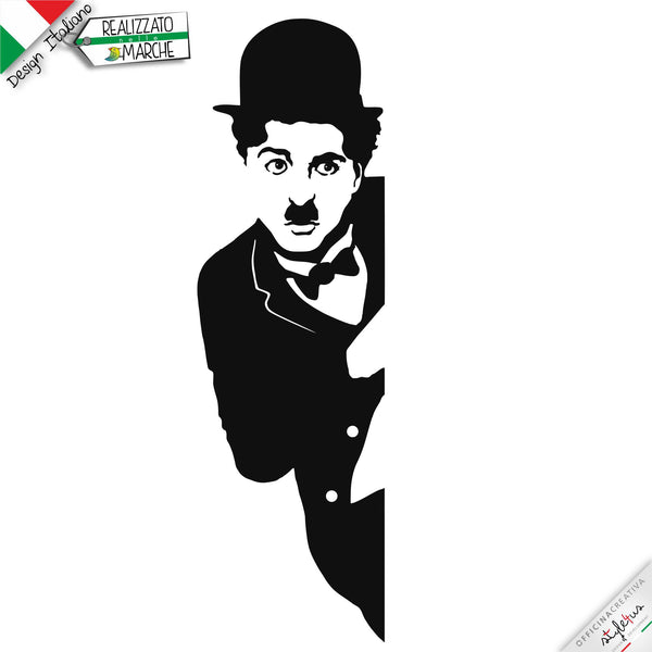 adesivo "Charlie Chaplin"