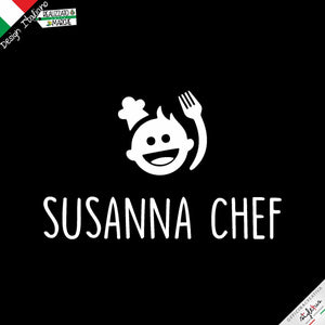 Grembiule per bambini "Chef che ride"