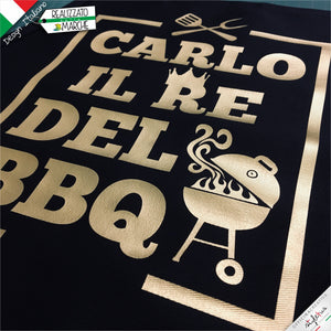 Grembiule il RE del BBQ