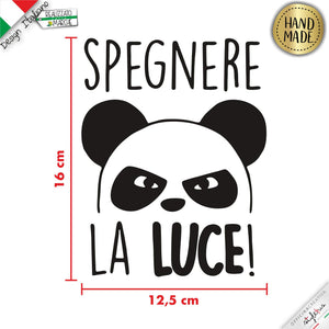 ADESIVO SPEGNERE LA LUCE