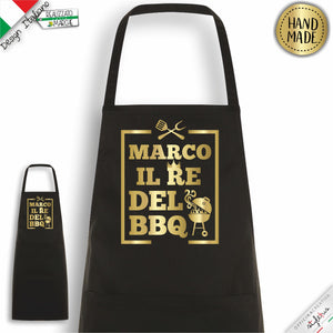 Grembiule il RE del BBQ