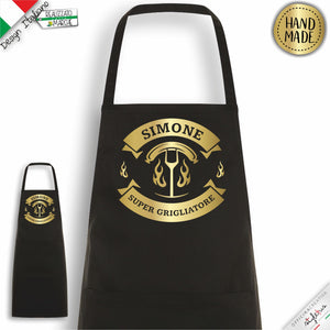 Grembiule personalizzato "Supergrigliatore"