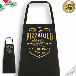 Grembiule personalizzato per pizzaioli, King of Pizza