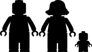 ADESIVI FAMIGLIA MATTONCINI LEGO