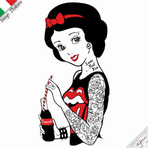 T-SHIRT bambina "Biancaneve Rock"
