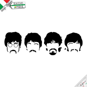 adesivo "the BEATLES volti"