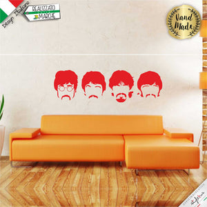 adesivo "the BEATLES volti"