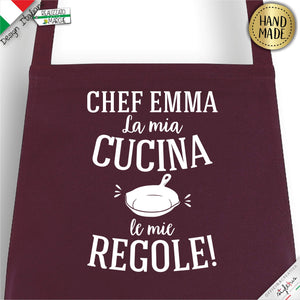 Grembiule  "la mia cucina le mie regole"