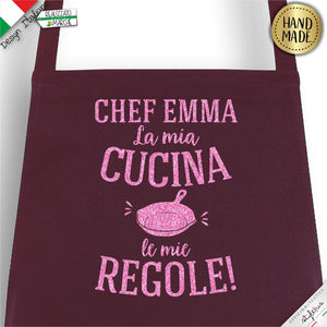 Grembiule  "la mia cucina le mie regole"