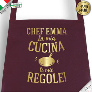 Grembiule  "la mia cucina le mie regole"