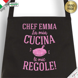 Grembiule  "la mia cucina le mie regole"