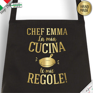 Grembiule  "la mia cucina le mie regole"